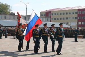 ВЧ 64120. Фото присяги на плацу