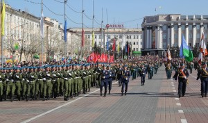 Фото ВЧ 32364. 11-я бригада на параде в честь Дня Победы
