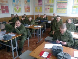 Фото ВЧ 73420. На занятиях