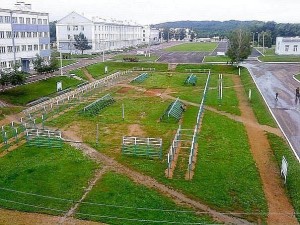 ВЧ 46102. Вид на спортплощадку 57-й бригады