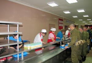 ВЧ 55338. Организация питания