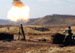 ВЧ 21720. Бригада на конкурсе "Мастер артиллерийского огня" Восточного ВО