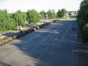 ВЧ 43533. Построение на плацу РУЦ