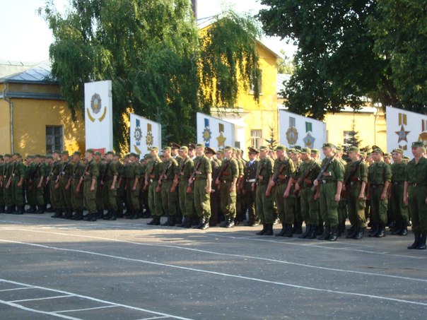 ВЧ 11361. Построение на плацу части