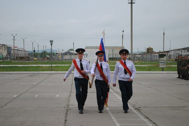 ВЧ 4505. Вынос государственного флага РФ
