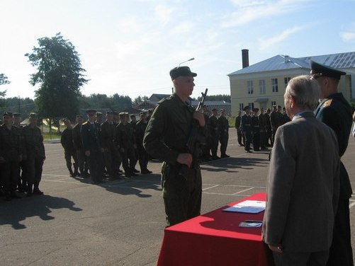 ВЧ02561. Новобранец бригады на присяге