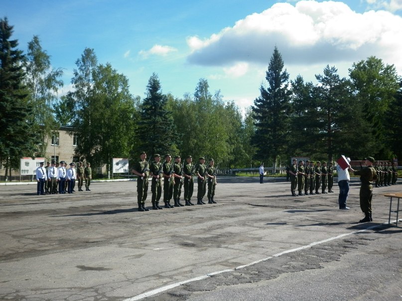 ВЧ14108. Приведение новобранцев в/ч к присяге
