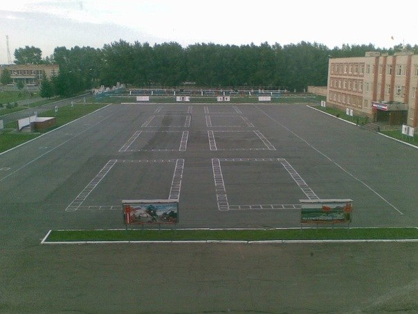 ВЧ57849. Строевой плац 35-й БрУ