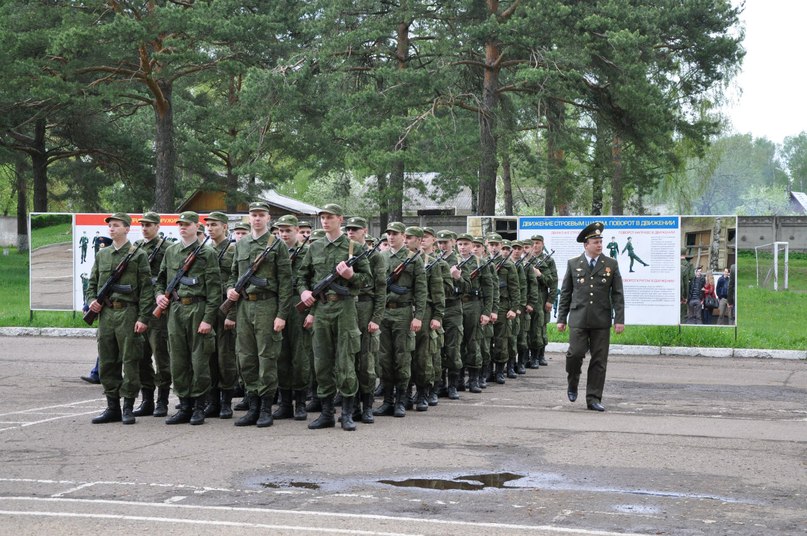 ВЧ41486. На церемонии принятия присяги