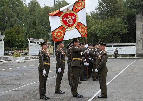 ВЧ68545. Церемония вручения Боевого Знамени нового образца
